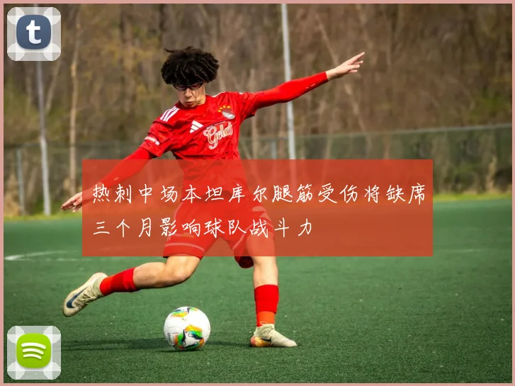 热刺中场本坦库尔腿筋受伤将缺席三个月影响球队战斗力